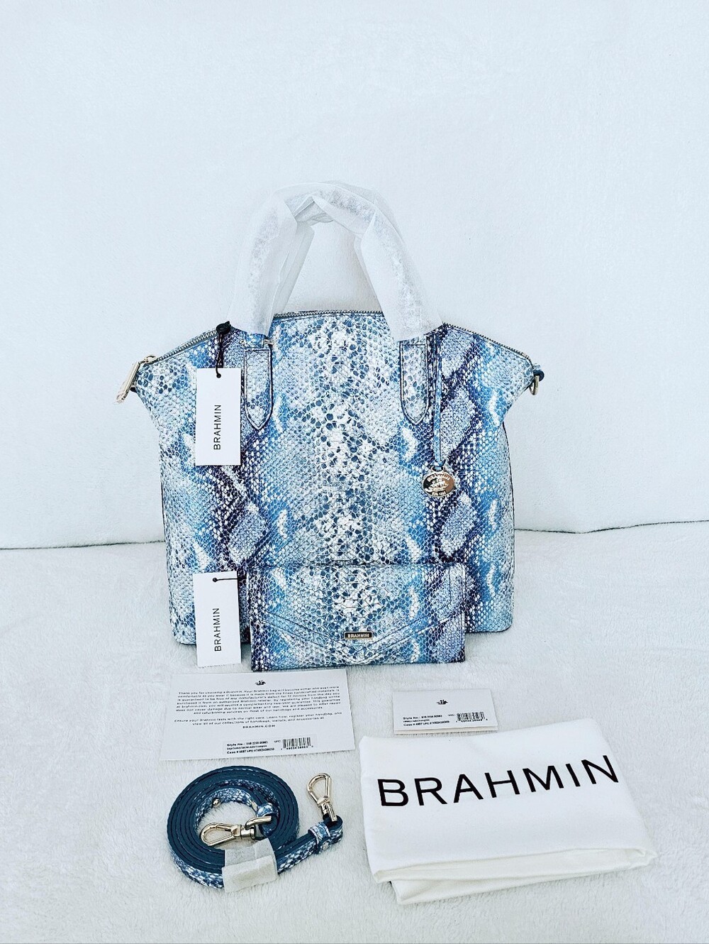 WHAT  A DEAL WEDNESDAY!!! NWT Brahmin JOYFUL OCEANGROVE Set!! FIRM PRICE!!